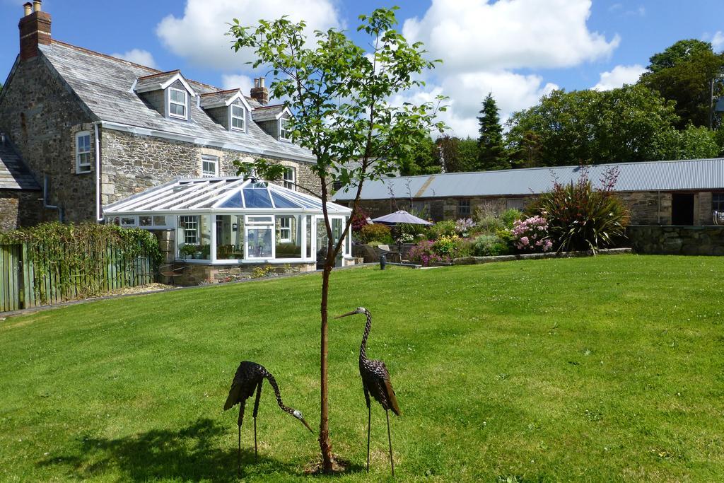Treveighan Farmhouse Saint Teath Exterior foto